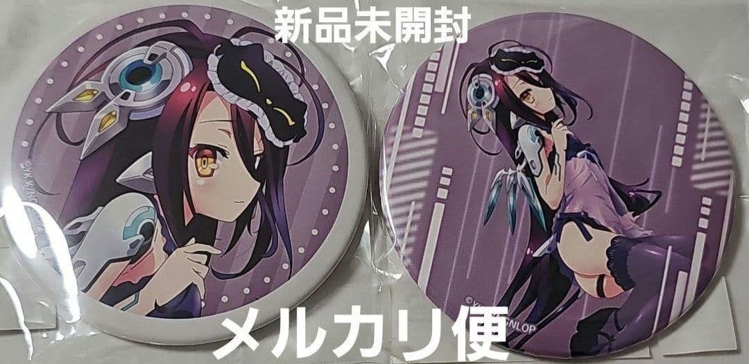 ノーゲームノーライフ モーリーオンライン スクラッチ シュヴィ 缶バッジ 2点