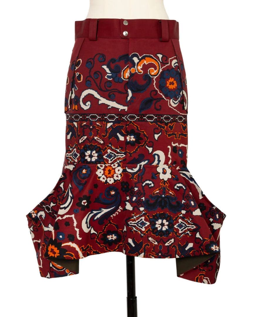 最終値下★sacaiタイトスカートフローラルFloral Print Skirt