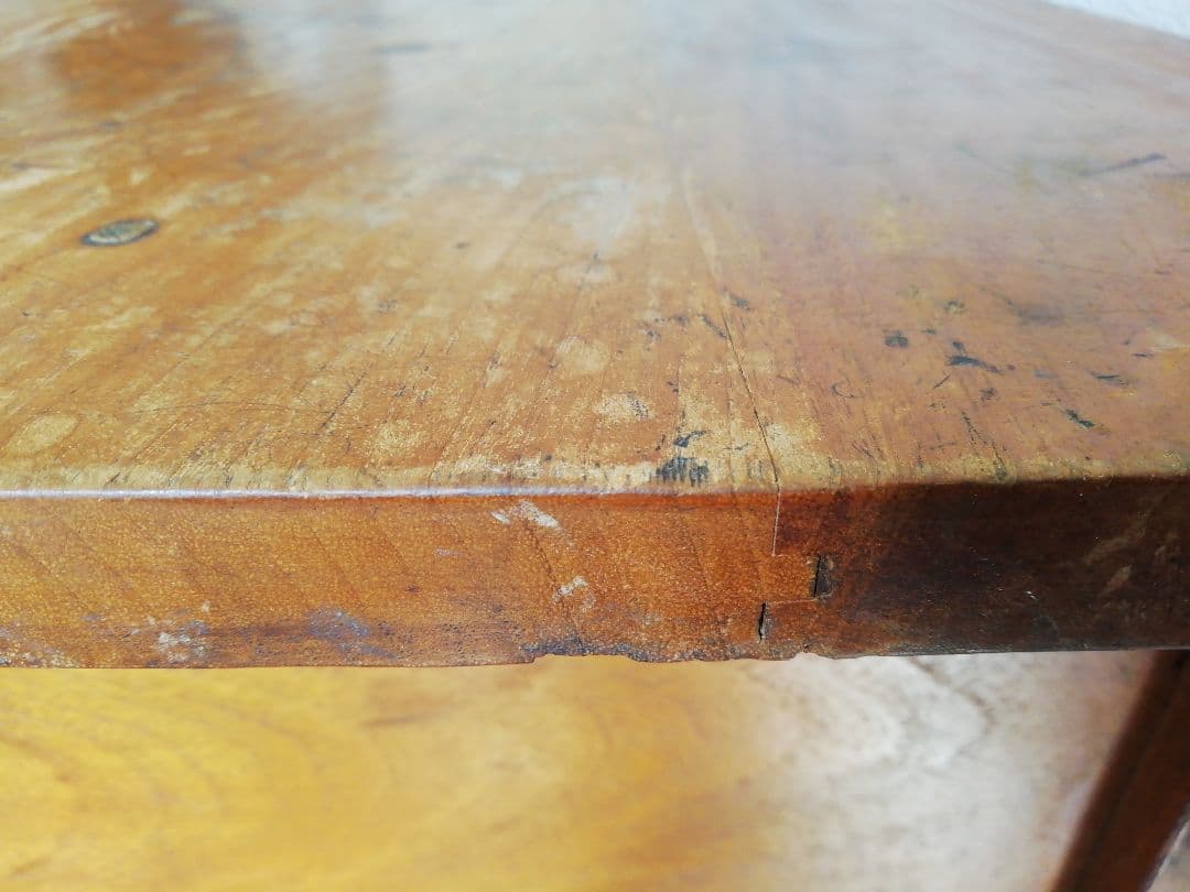 昭和レトロ　木製文机　小学校机　アンティーク家具