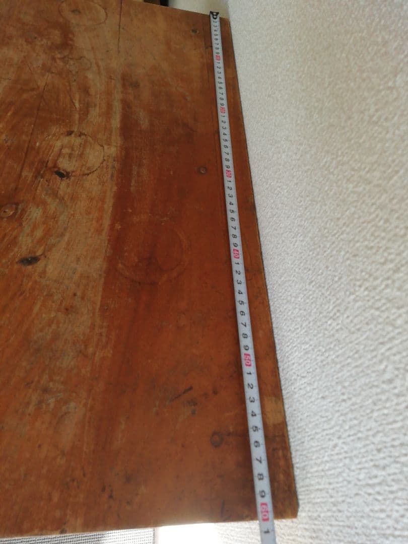 昭和レトロ　木製文机　小学校机　アンティーク家具