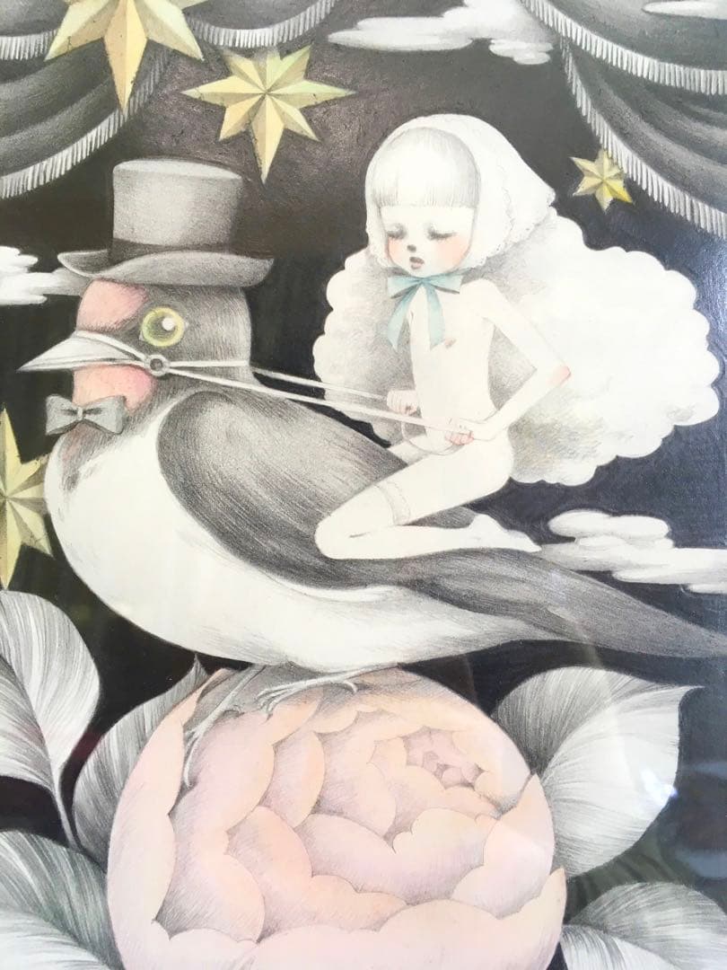 黒木こずゑ　原画　親指姫