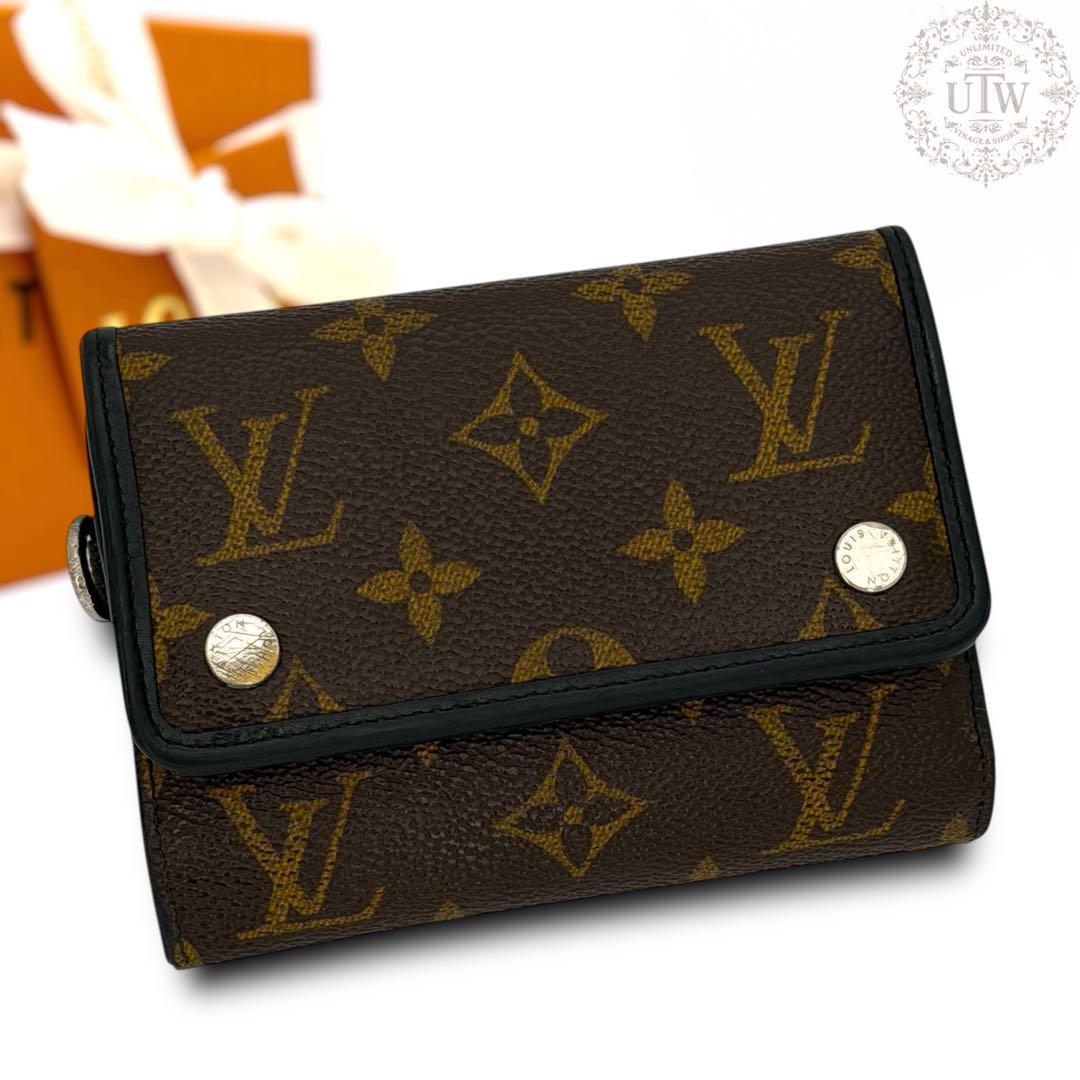 ルイヴィトン モノグラム マカサー コンパクトウォレット　モノグラムマカサー