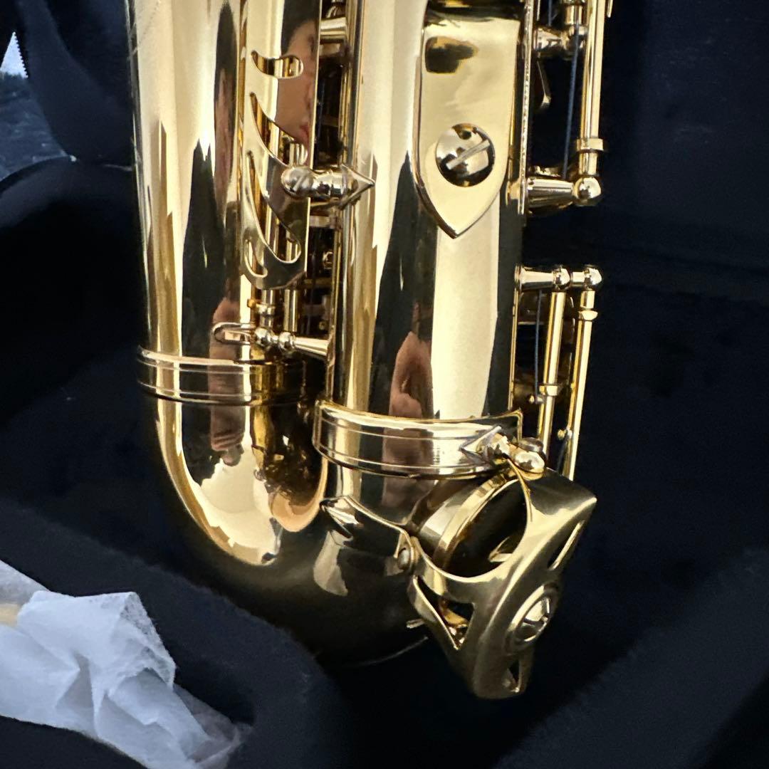 美品 JUUXAAN アルトサックス 管楽器 ケース付属 彫刻