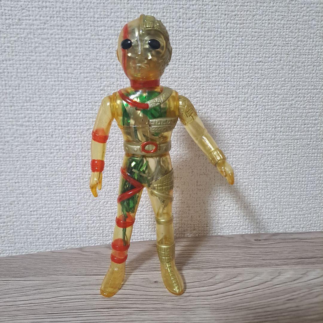 ソフビ　人造人間　キカイダー　タカトク　スケルトン　スタンダードサイズ　クリア