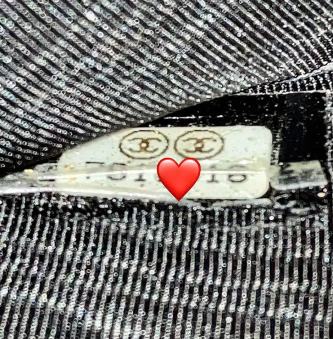 12/25迄価格CHANEL キャビアスキン三つ折り財布 ブラック