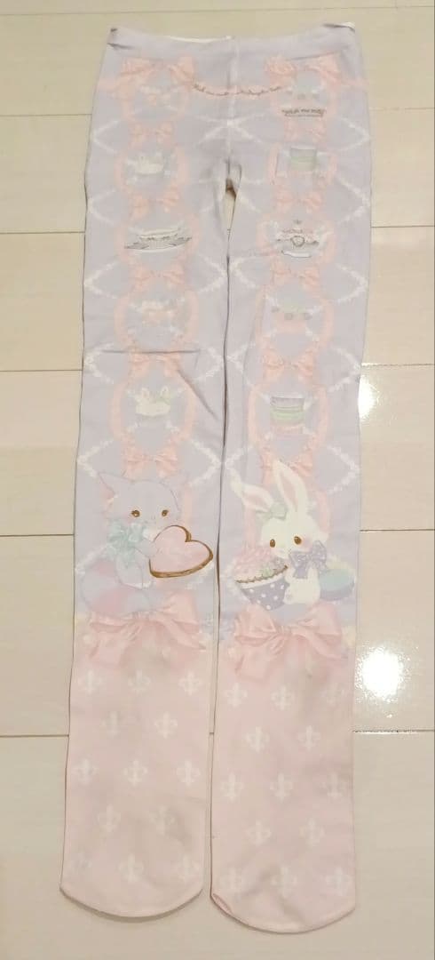 アンジェリックプリティ×ウィッシュミーメルコラボタイツ　ラベンダー