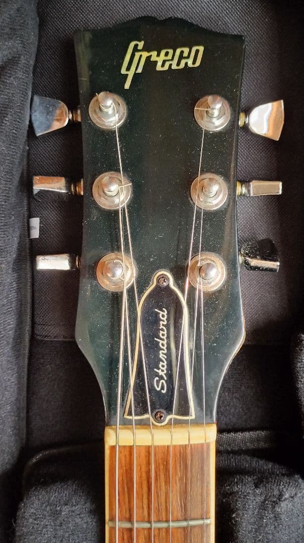 Greco☆’77年製レスポール トラ杢 ほぼオリジナル Tokaiギグバッグ付