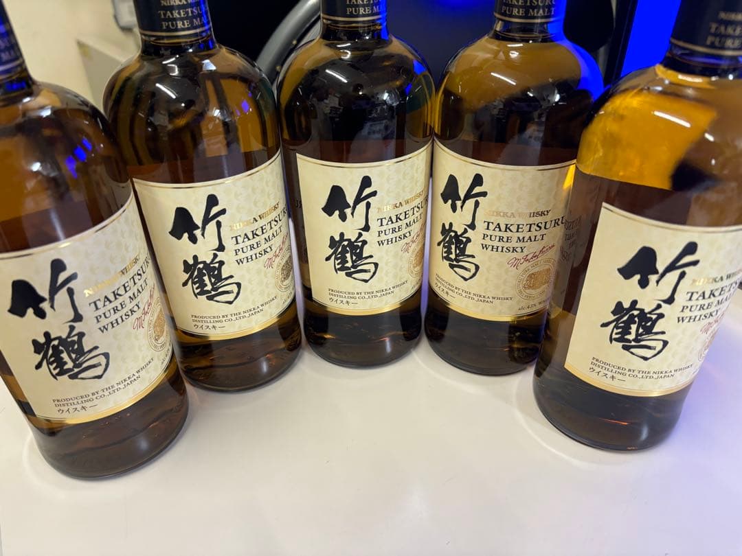 竹鶴ピュアモルト5本セット売り