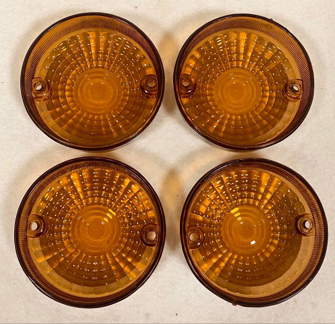 GS400 テールレンズ　ウインカーレンズ　茶色　クリア　スモーク　純正　当時物