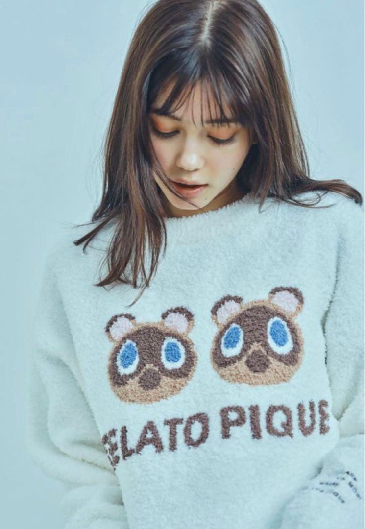 【ジェラートピケ】つぶまめジャガードプルオーバー＆ショートパンツ／２点セット