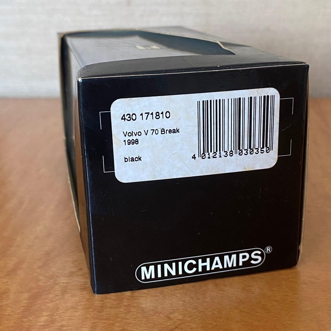 希少　MINICHAMPS Volvo V70 Break 1998 ブラック