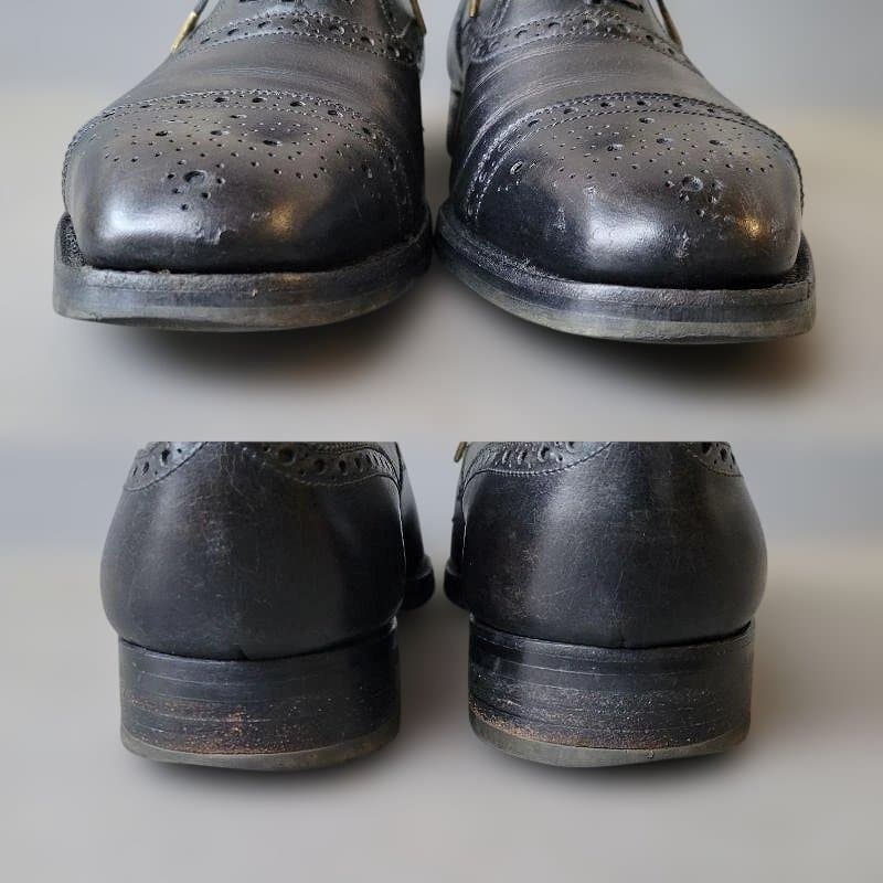 J.M.WESTON セミブローグ メダリオン 310 25cm 5 1/2D