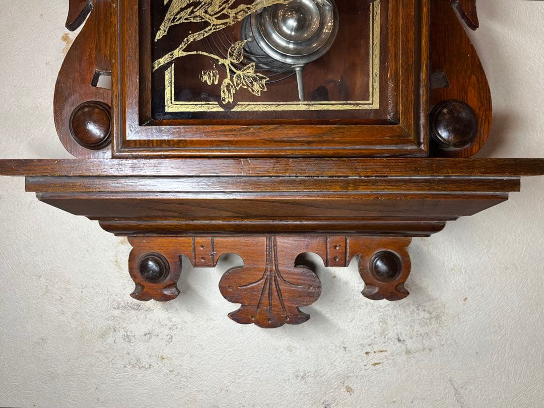 涙の雫　柱時計　古時計　振り子　ゼンマイ　ボンボン　レトロ　精工舎　ユンハンス