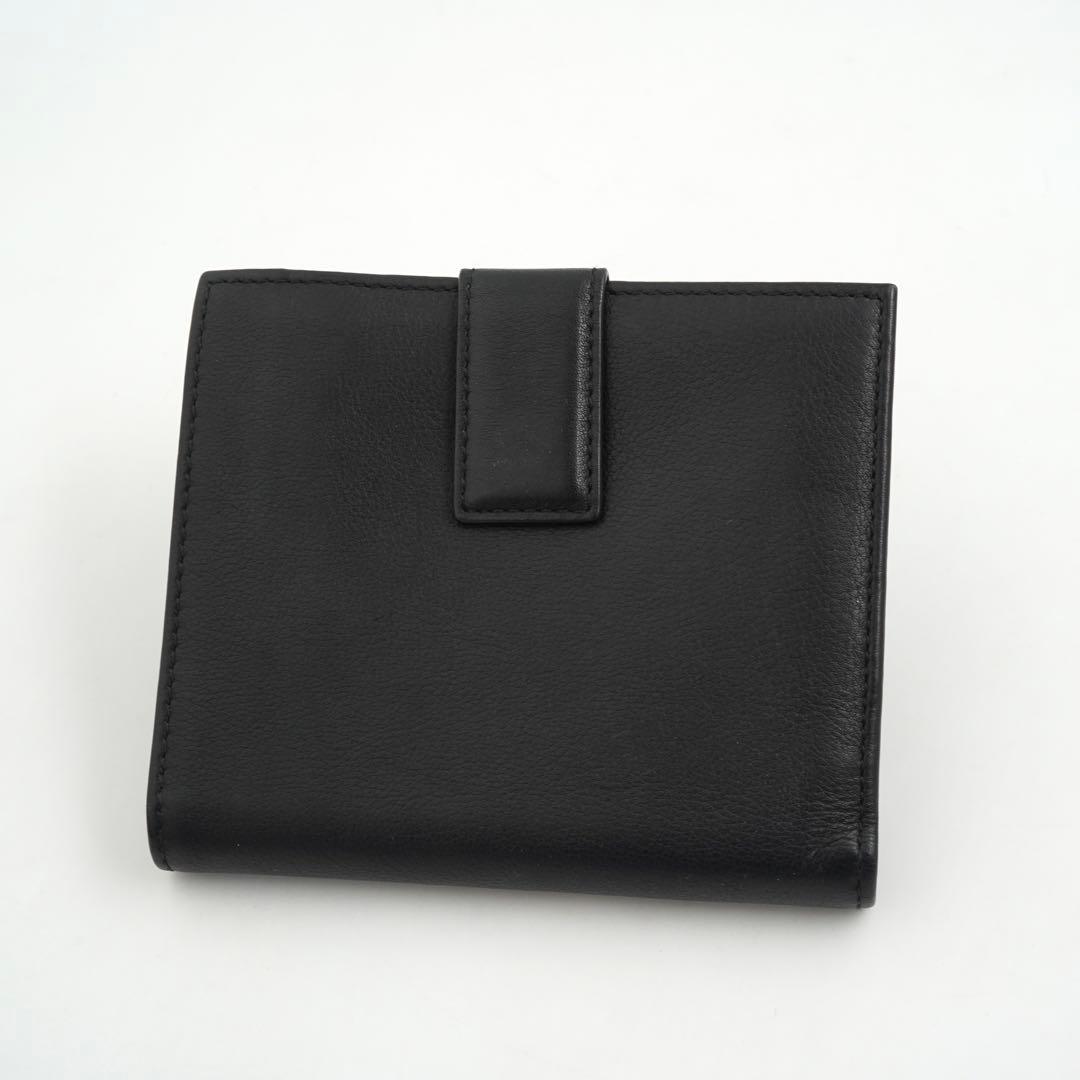 ✨極上美品・箱付き✨　サルヴァトーレフェラガモ　ミニ財布　ガンチーニ　レザー　黒