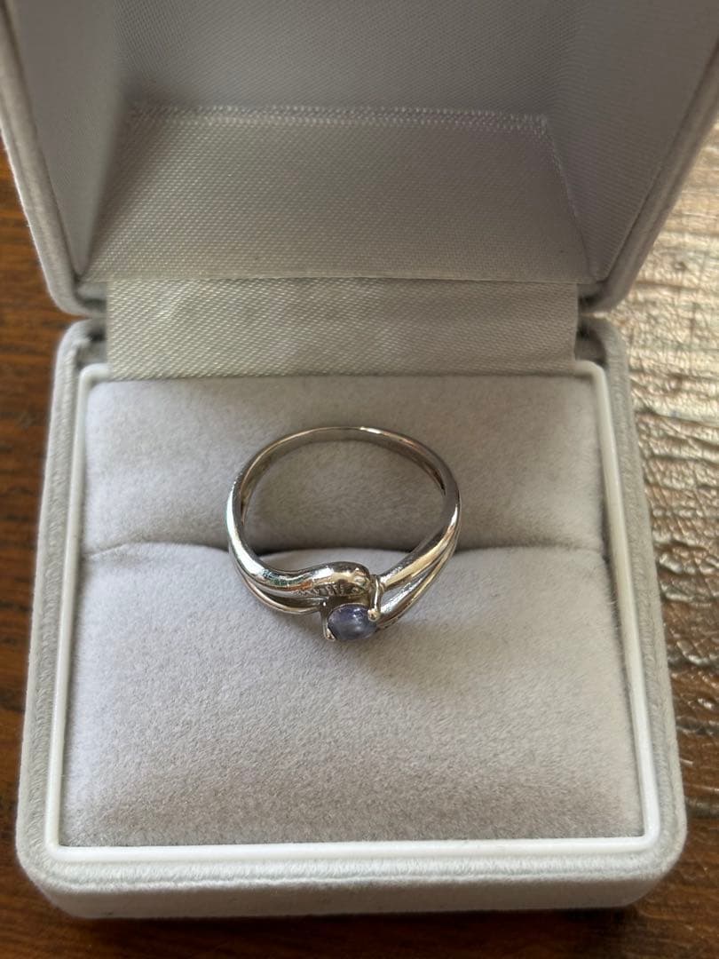 天然タンザナイト　pt900 リング