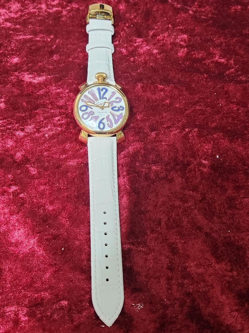 箱付 ガガミラノ マヌアーレ 5021 QZ シェル文字盤