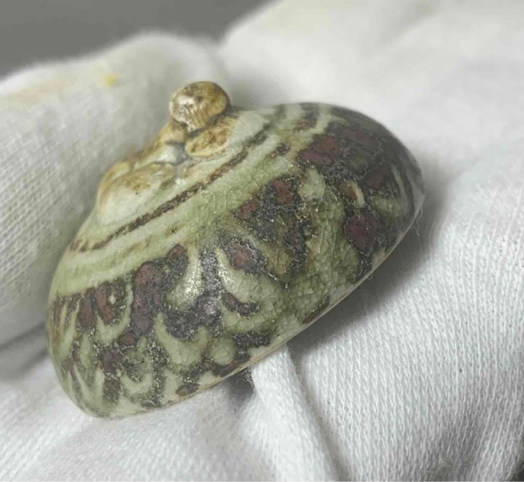 スンコロク香合（宋胡録　宋古録）