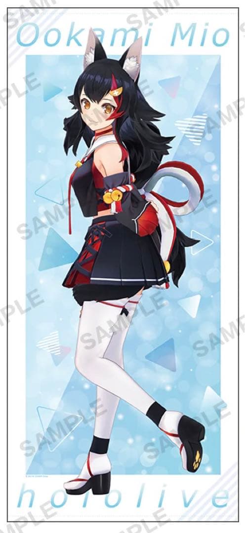 大神ミオ　ホロライブ　グラフィックGrandタオル2000フェスティバルver.
