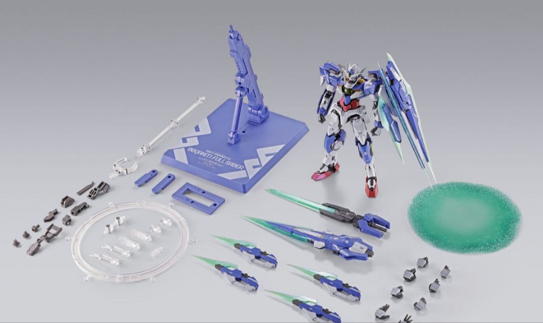 メタルビルド。ダブルオークアンタ.フルセイバー。