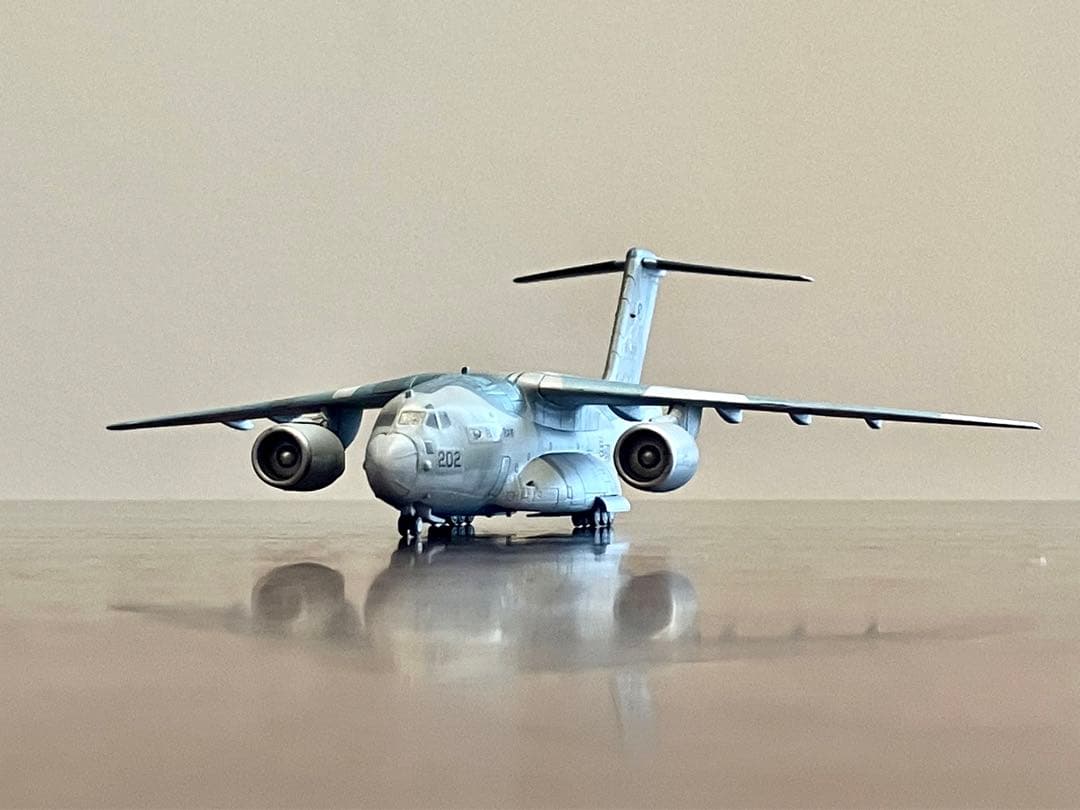 C-2輸送機とUS-2水平安定板セット