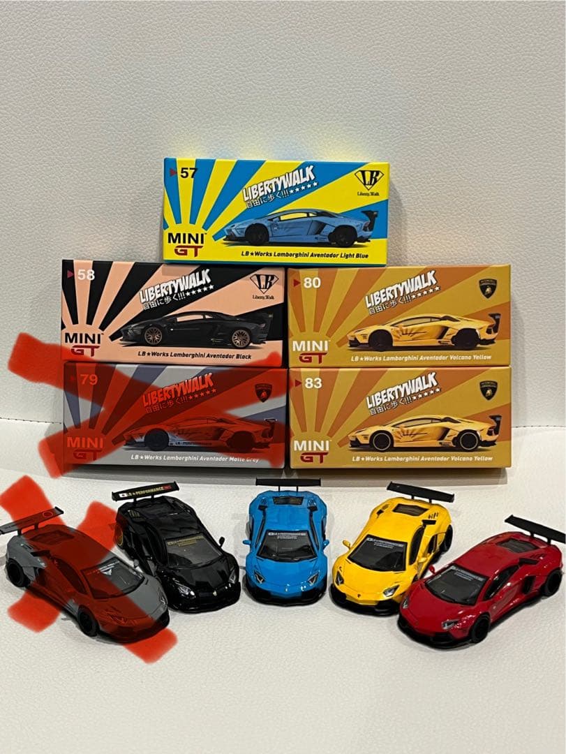 MINI GT 5台セット