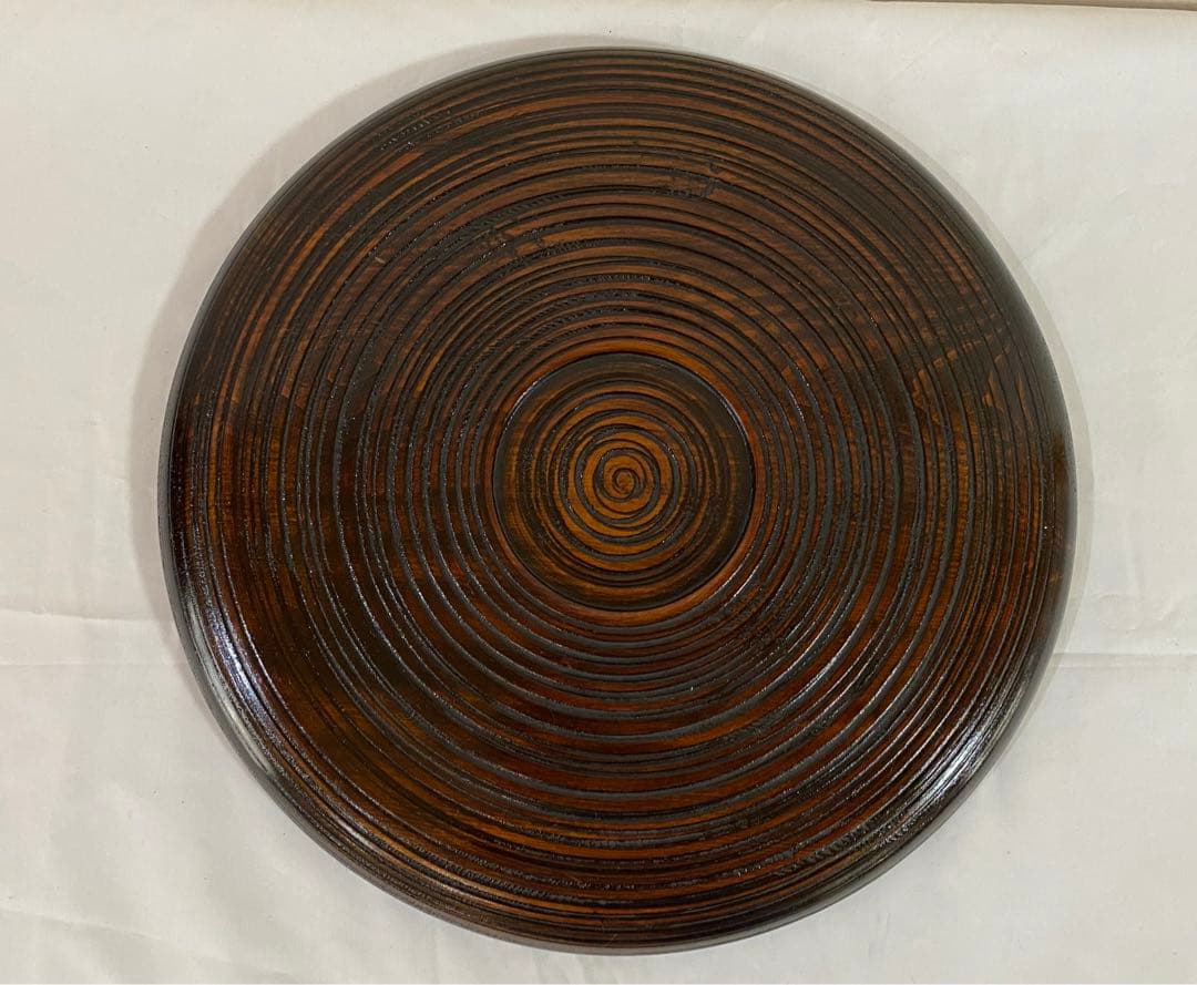 山中塗り　丸盆5枚