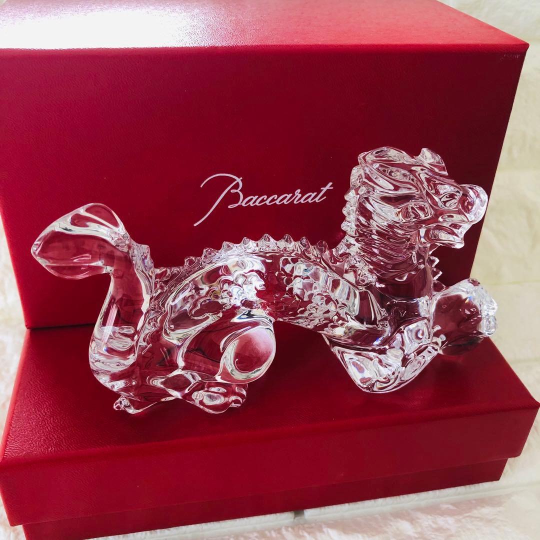 まめ様商談中❣️バカラ baccarat 龍 ドラゴン オブジェ 置物 箱説明書
