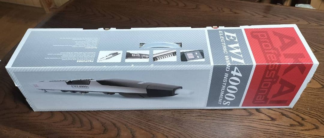 ★値下げしました★AKAI EWI4000s　宮崎さん音源内蔵　自作カラーレッド