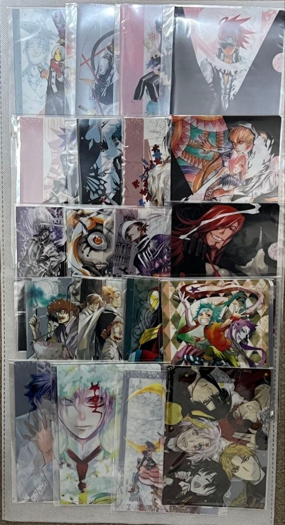 D.Gray-man Dグレ　トレーディングA6クリアファイル　全種セット