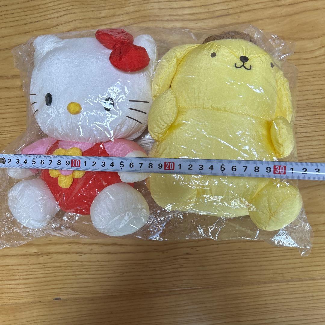 サンリオ　ナイロン　ぬいぐるみ　キティー　ポムポムプリン