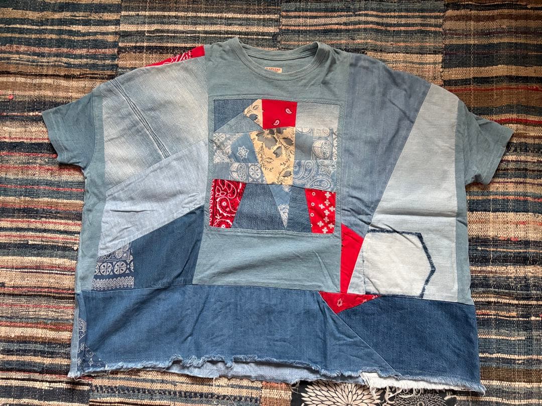 kapital パッチワーク　tシャツ　サイズ0