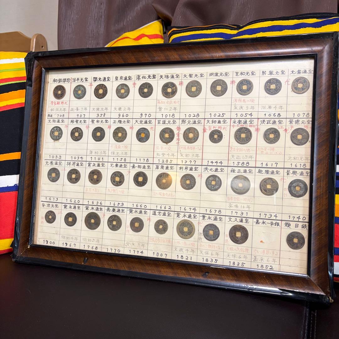 古銭　まとめ売り　日本　旧貨幣　コレクション　セット　和同開珎　他　43枚