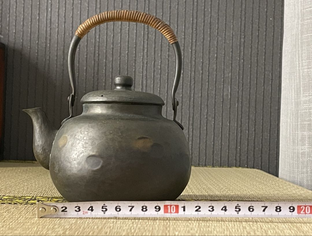 最終値下げ　煎茶道具 富貴堂 鎚起銅器 湯沸 銅瓶 重量300g
