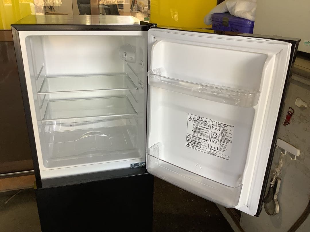 【高年式】2ドア冷蔵庫 ニトリ NTR-106BK 106L 22年製 ブラック