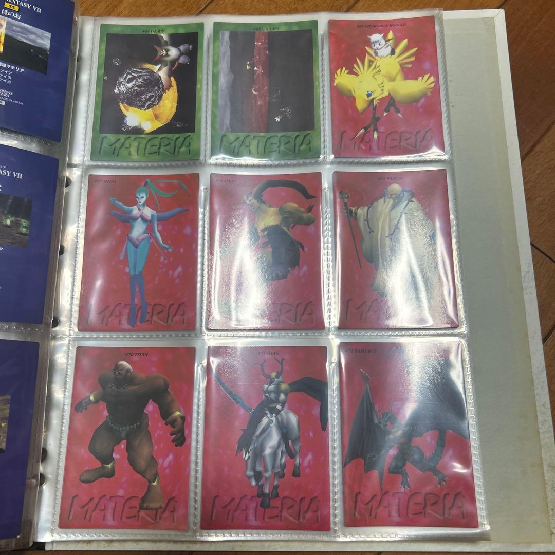 【初版】ファイナルファンタジー7 カードダス 140枚コンプリート　特典付