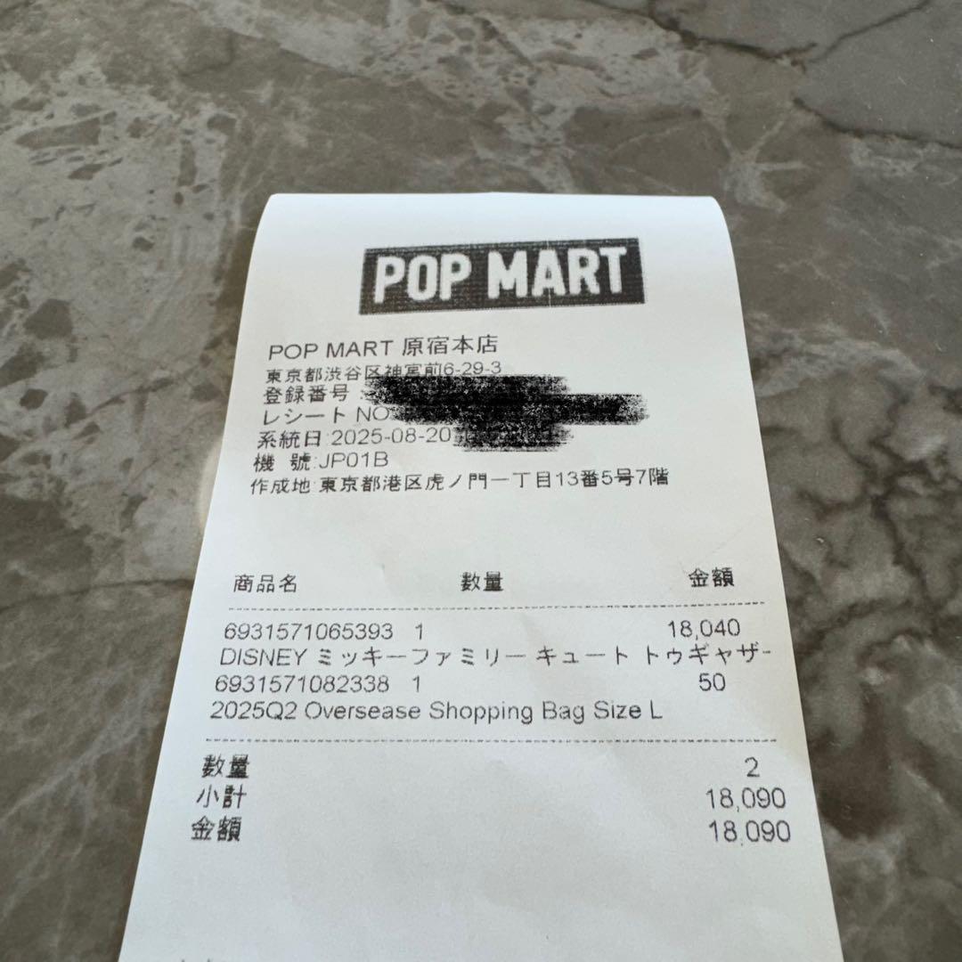 DISNEY ミッキーファミリー キュートトゥギャザー アソート ポップマート