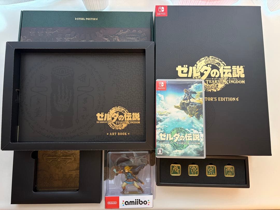 ゼルダの伝説 ティアーズ オブ ザ キングダム 限定版+未開封amiiboリンク