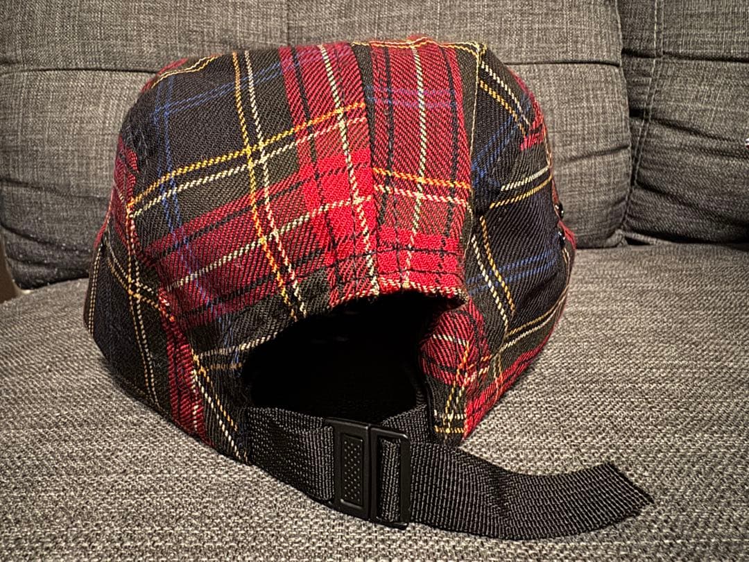 Supreme チェックキャップ