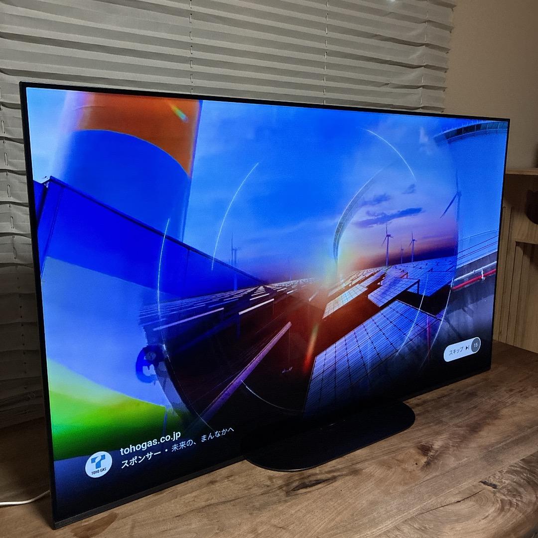 【お値下げOK】SONY 55V型 有機EL 4Kチューナー Android