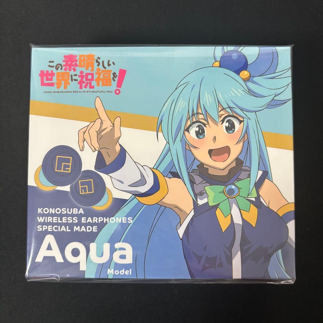 新品 この素晴らしい世界に祝福を! Aqua Model ワイヤレスイヤホン