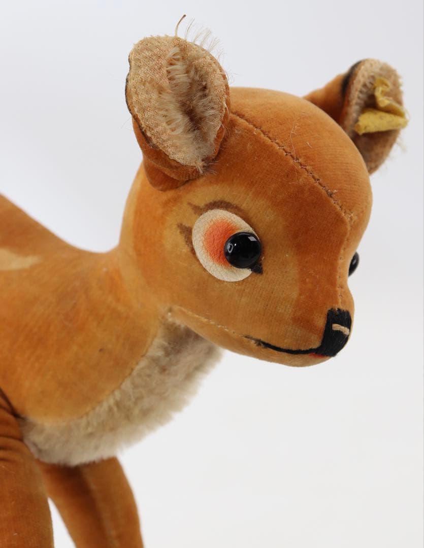 ビンテージ STEIFF バンビ ボタンタグ有り 約22cm