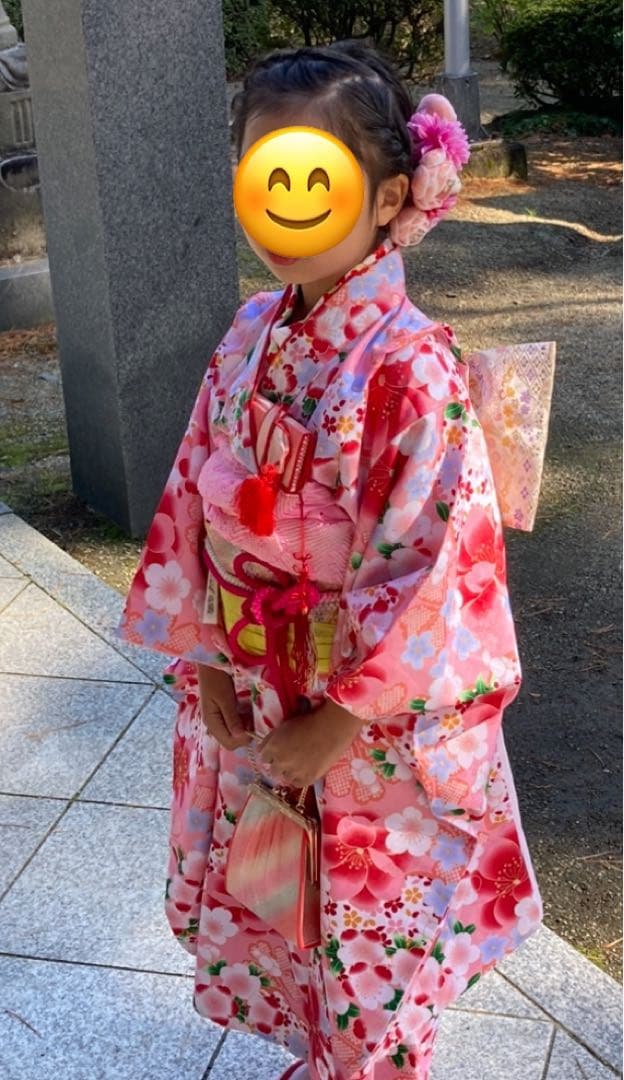 七五三　髪飾り　着物7歳　フルセット　パステル　かわいい