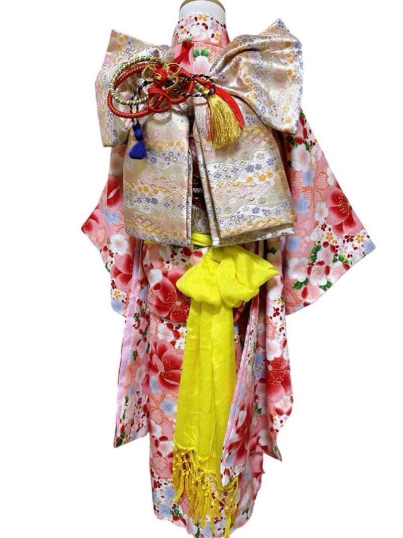 七五三　髪飾り　着物7歳　フルセット　パステル　かわいい