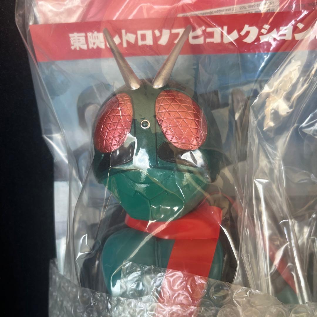 メディコムトイ 製 東映レトロソフビコレクション 仮面ライダー旧1号 ソフビ