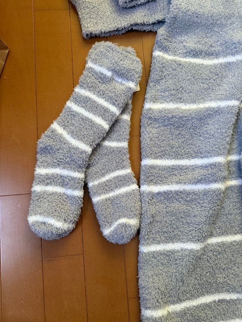 ジェラートピケ ルームウェア カーディ パンツ ソックス もこもこ3セット 新品