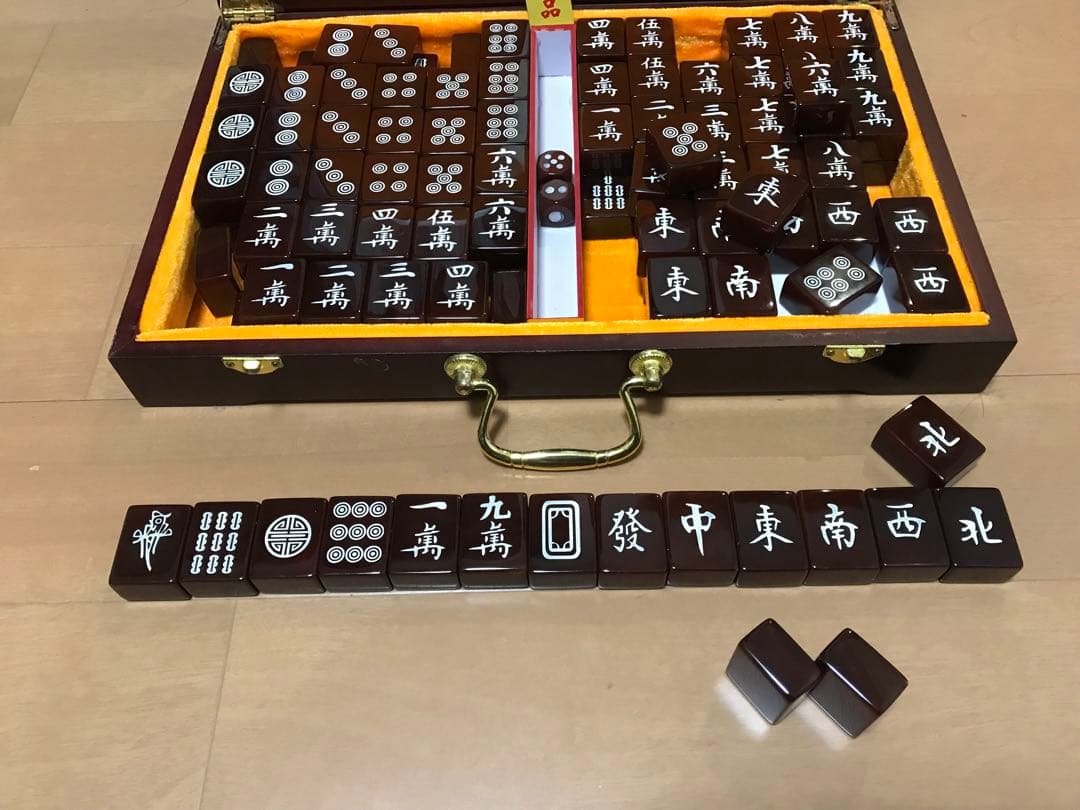 天然瑪瑙（メノウ）麻雀牌