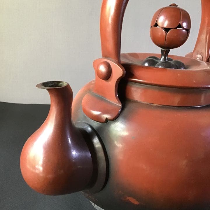 珍品　大型薬缶