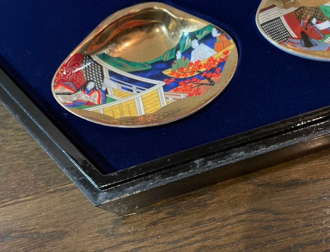 フランクリン画廊 徳川黎明会監修 源氏物語貝合せ 54点