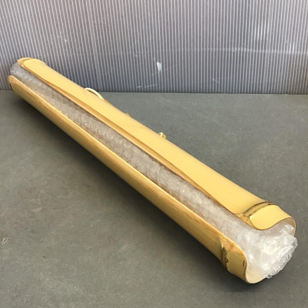 K茶道具　竹製　軸巻上(掛軸の長さ調整する時に) 紙箱　S978KJ