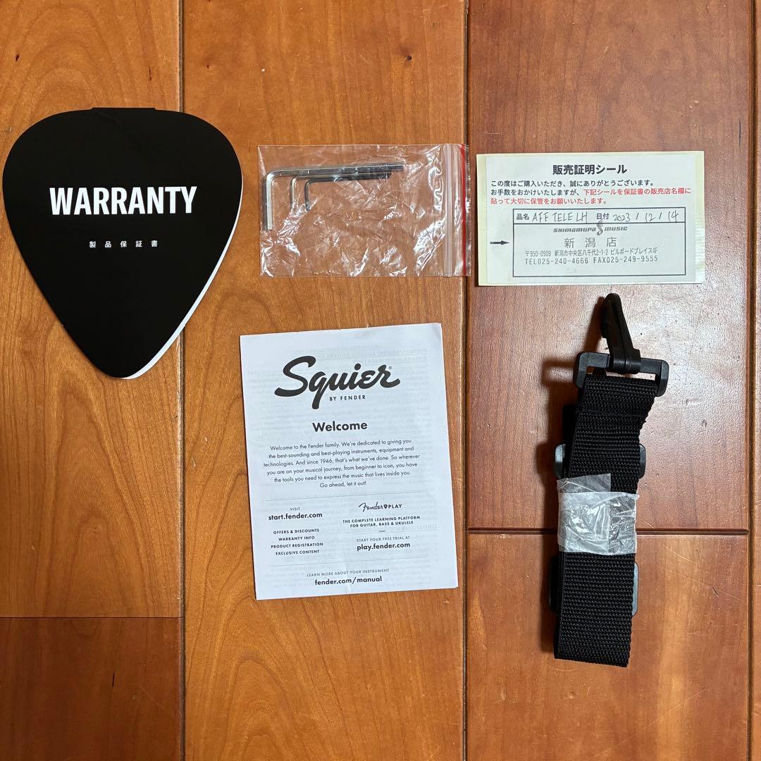 Squier Affinity Telecaster テレキャスター レフティ